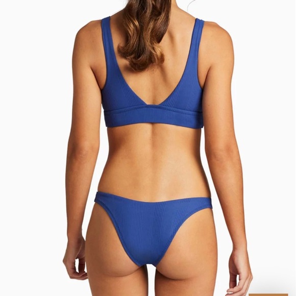 NWT Vitamin A Variegated Saphhire Blue Ecorib Bikini Size Medium (8) - Picture 2 of 7